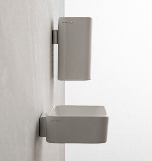 Bertocci мыльница подвесная cento, белый арт. 144 8501 0200