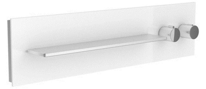 Keuco встраиваемая функциональная часть для панели с термостатом на 2 потребителя, metime_spa, арт. 56162 000072