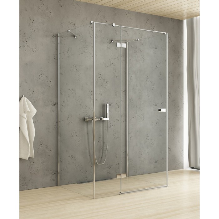 Душевое ограждение l 110x80x200, New trendy Reflexa chrome, хром арт. EXK-5225