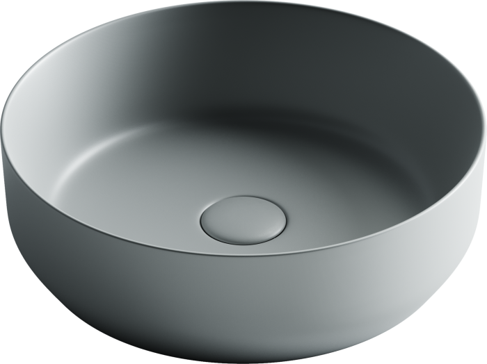 Ceramicanova раковина накладная element, cn6022mh цвет: серый