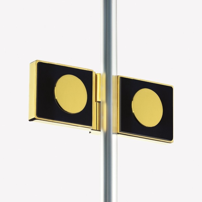 Шторка для ванны shine 130x150 r, New trendy Avexa gold, золото арт. EXK-2189