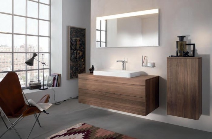 Keuco шкаф средний подвесной петли справа, edition 400, белый арт. 31725 210002