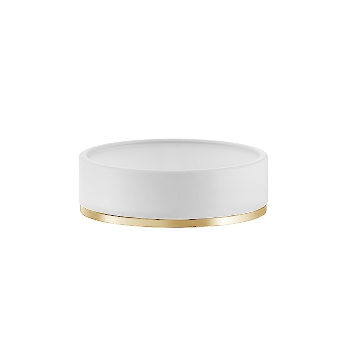 Gessi Мыльница, настольная, Inciso, 58525#246 цвет: золото/белый
