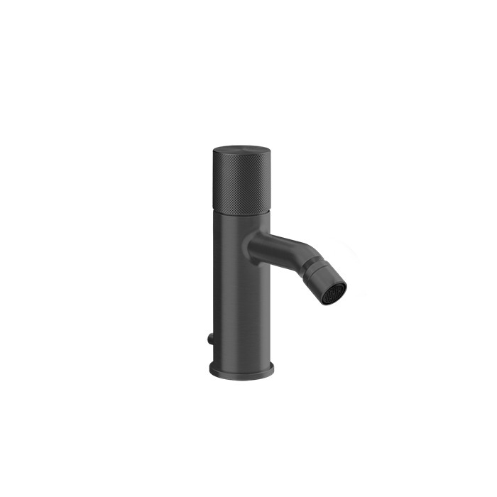 Gessi Смеситель для биде, 1 отв., с донным клапаном, Habito Diamantao, 70607#706 цвет: black metal pvd