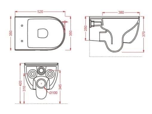 ArtCeram унитаз подвесной, thv001 05 00 the one цвет: белый матовый