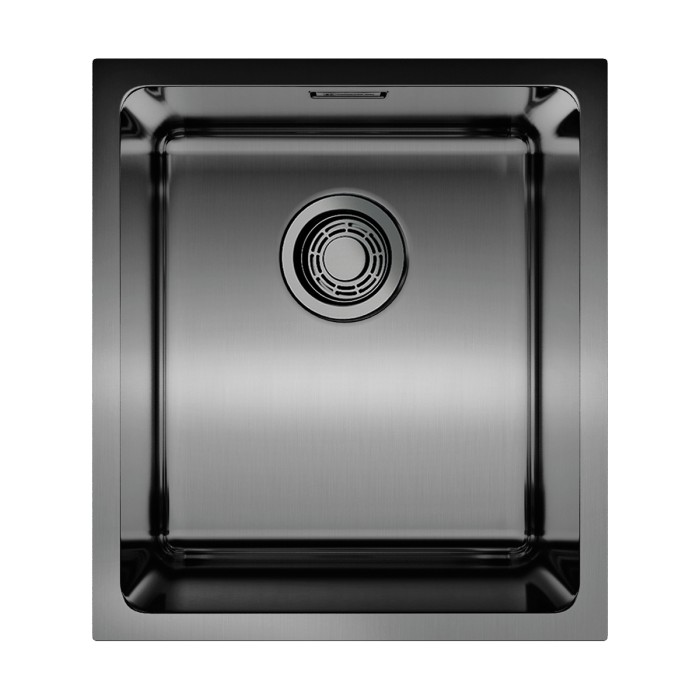 Omoikiri кухонная мойка Tadzava 39-U/I, вороненая сталь арт. 4993079