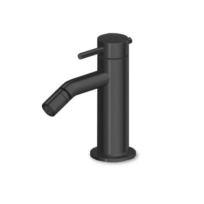 Zucchetti смеситель для биде, на 1 отв., helm, brushed total black pvd арт. zhe378.xp81