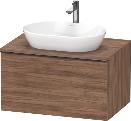 Duravit тумба подвесная под раковину 800 мм х 550 мм, с консолью, d-neo, de494707979 цвет: орех натуральный