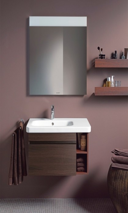 Duravit тумба подвесная под раковину, durastyle, ds639402121 цвет: каштан темный