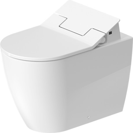 Duravit унитаз напольный приставной с вертикальным смывом, для sensowash, me by starck, 2169592000 цвет: белый