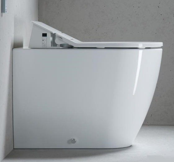 Duravit унитаз напольный приставной с вертикальным смывом, для sensowash, me by starck, 2169592000 цвет: белый