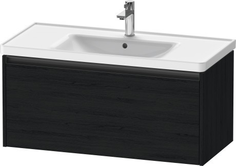 Duravit тумба подвесная под раковину 455 мм х 984 мм х 440 мм, ketho.2, k25084016160000 цвет: чёрный дуб