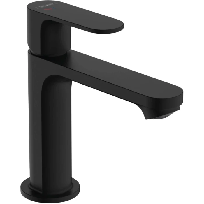 Hansgrohe смеситель для раковины без донного клапана coolstart, Rebris S, черный арт. 72520670