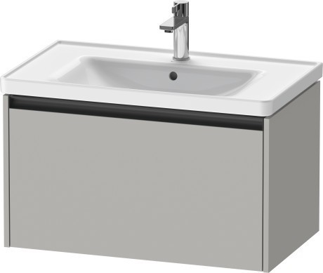 Duravit тумба подвесная под раковину 455 мм х 784 мм х 440 мм, ketho.2, k25083007070000 цвет: бетонно-серый матовый