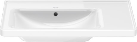 Duravit раковина встраиваемая ассиметричная 800 мм х 480 мм, с переливом, d-neo, 2369800060 цвет: белый