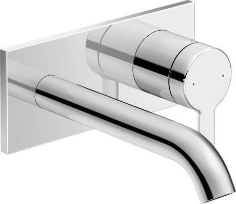 Duravit однорычажный смеситель для раковины s 174 мм, c.1, c11070003010 цвет: хром
