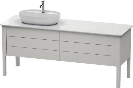 Duravit тумба напольная под столешницу скандинавский, luv, lu9568l3939 цвет: скандинавский белый