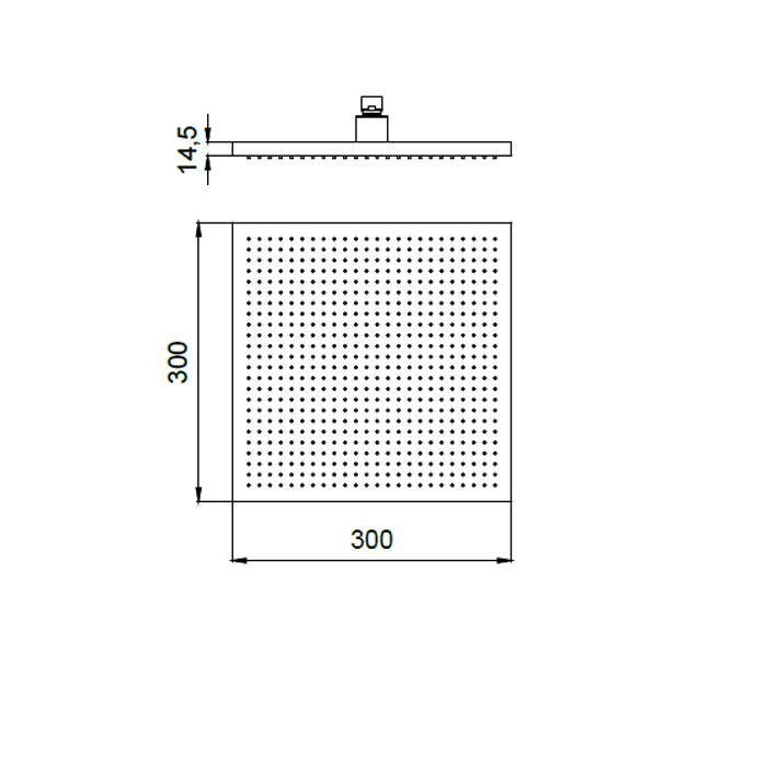 Almar верхний душ velvet, хром арт. e044278.ms