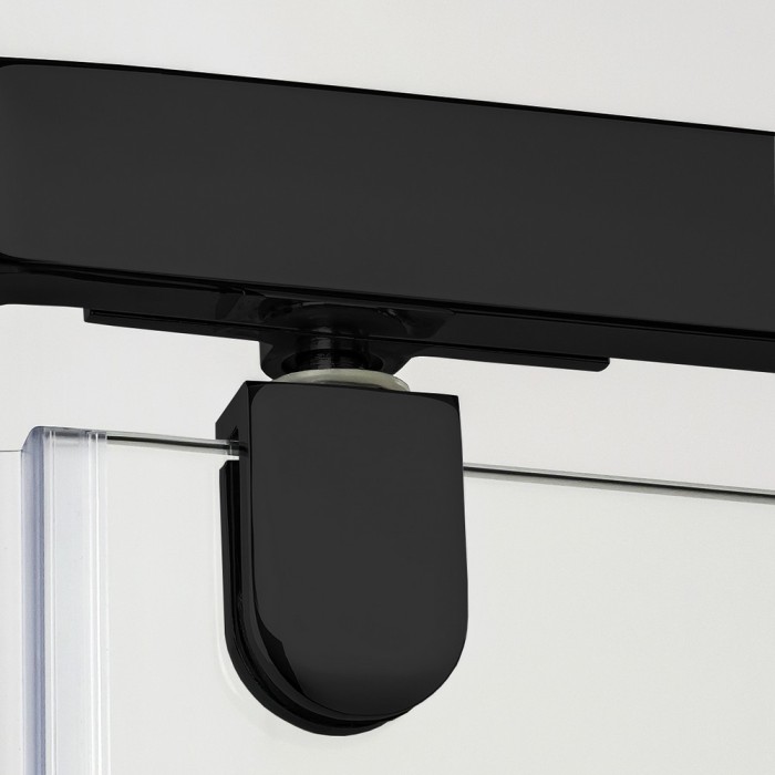Душевое ограждение 80x80x195, New trendy New komfort black, черный арт. K-0468
