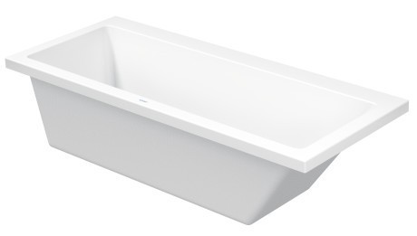 Duravit акриловая ванна 7001320000000001 700 х 700 c наклоном для спины справа, встраиваемая версия, vero, 700132000000000 цвет: белый