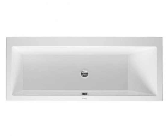 Duravit акриловая ванна 7001320000000001 700 х 700 c наклоном для спины справа, встраиваемая версия, vero, 700132000000000 цвет: белый