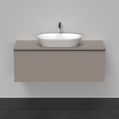 Duravit тумба подвесная под раковину 1200 мм х 550 мм и консолью, d-neo, de494904343 цвет: базальт матовый