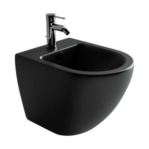 Ceramicanova биде metropol, cn4003mb цвет: чёрный
