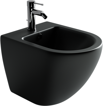 Ceramicanova биде metropol, cn4003mb цвет: чёрный