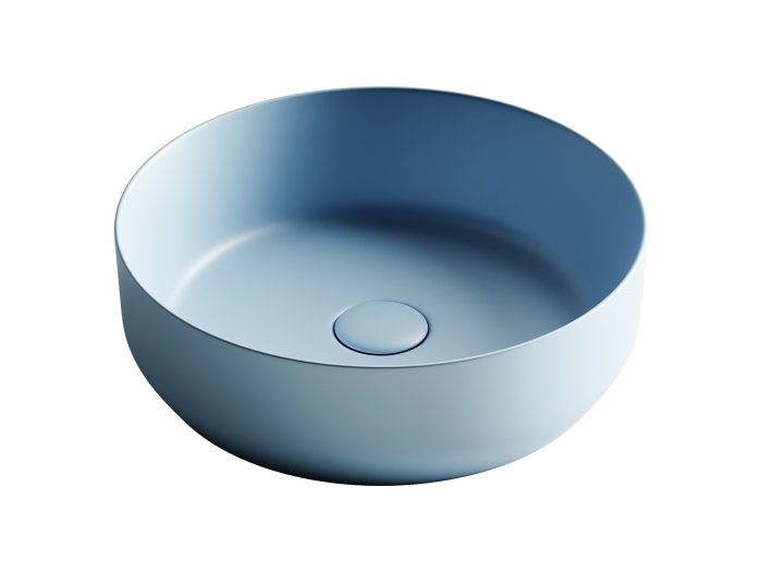 Ceramicanova раковина накладная element, cn6022ml цвет: голубой