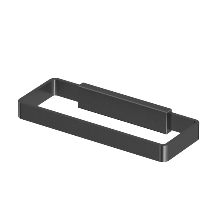 Полотенцедержатель, Whitecross Cubo gunmetal, оружейная сталь арт. CU2458GM