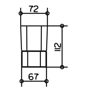 Keuco стакан хрустальный зап/часть, elegance new, белый арт. 11650 009000