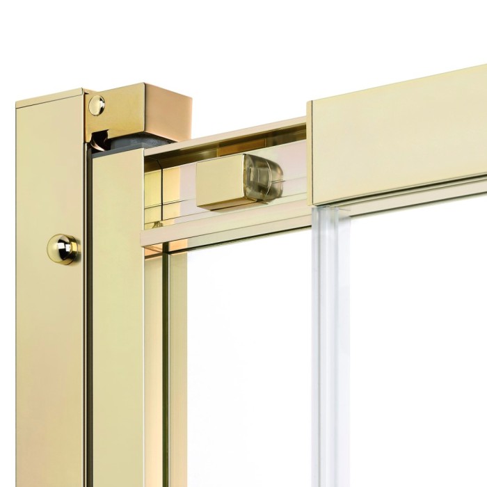 Шторка для ванны light gold 85x150, New trendy Sensi, светлое золото арт. P-0101