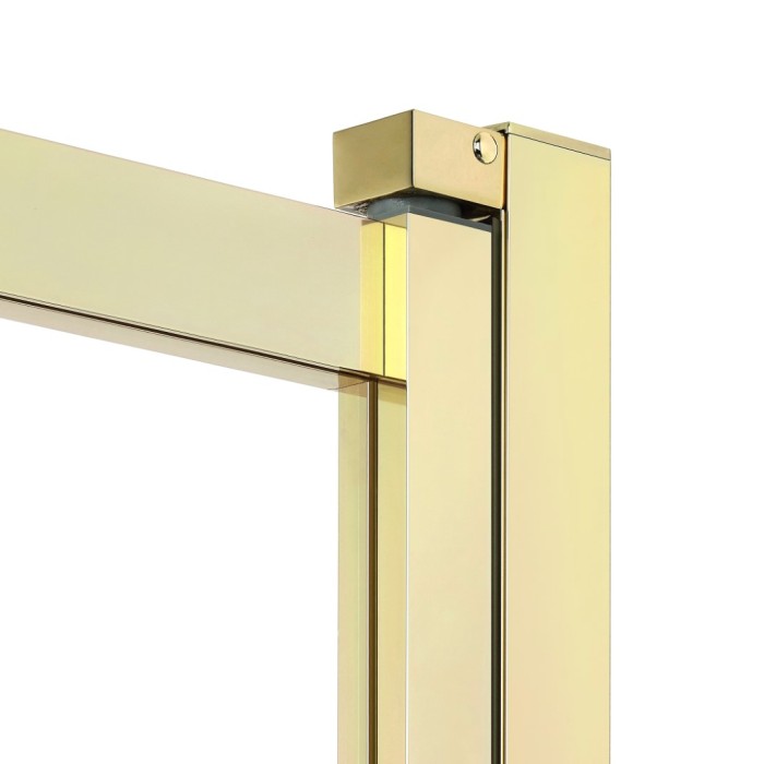 Шторка для ванны light gold 85x150, New trendy Sensi, светлое золото арт. P-0101