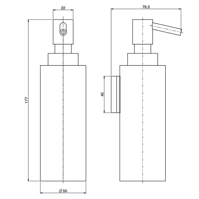 Fima Carlo Frattini дозатор для жидкого мыла, настенный, accessori, черный арт. f6003/5ns