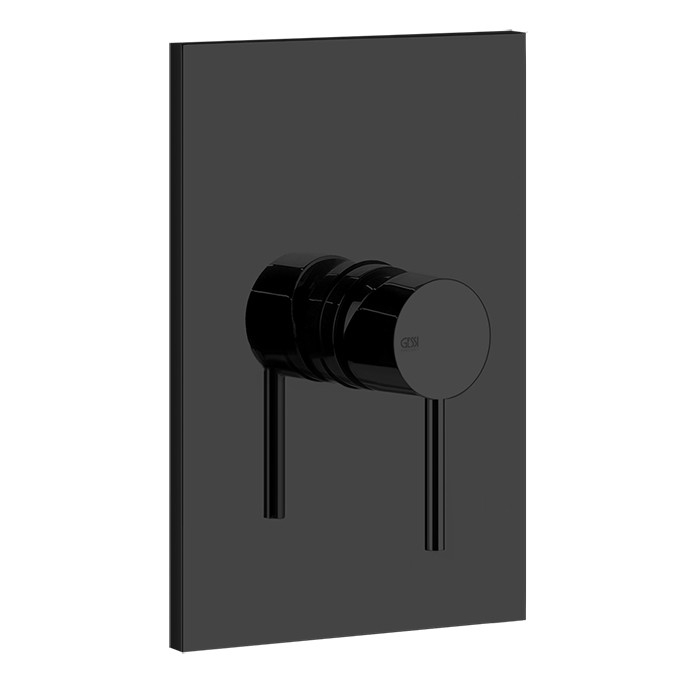 Gessi Смеситель для душа, подвесной, термостатический, Emporio Via tortona, 44662#299 цвет: black xl