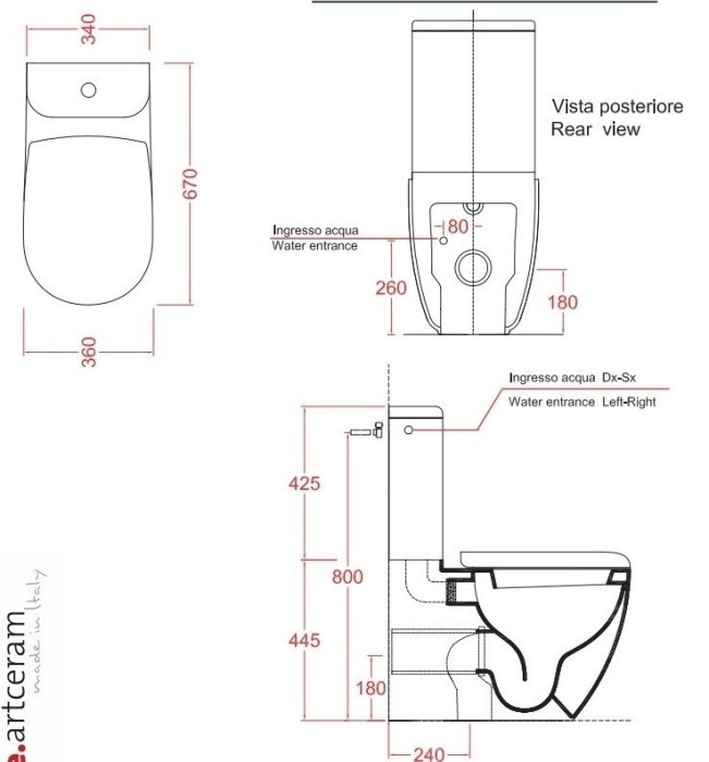 ArtCeram унитаз напольный (компакт | моноблок), flv003 05 00 file 2.0 цвет: белый матовый