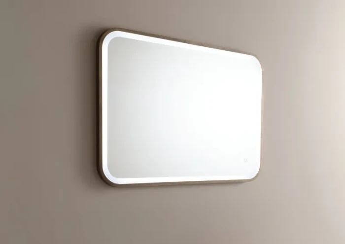 Зеркало с подсветкой 700 мм х 1000 мм, Bertocci Mirrors, золото арт. 146 8356 5050 9746 9795