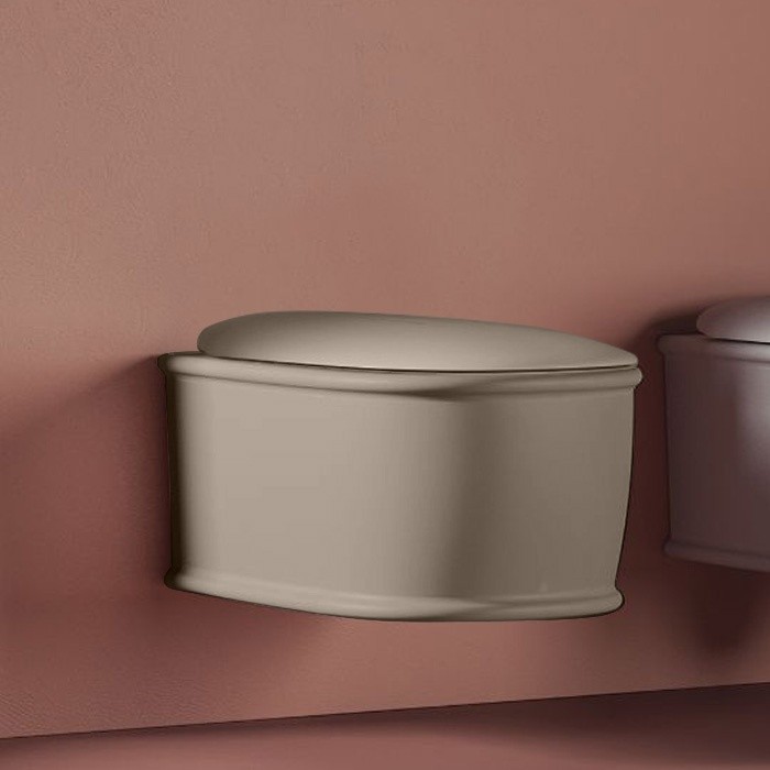 ArtCeram унитаз подвесной, atv001 41 00 atelier цвет: серый