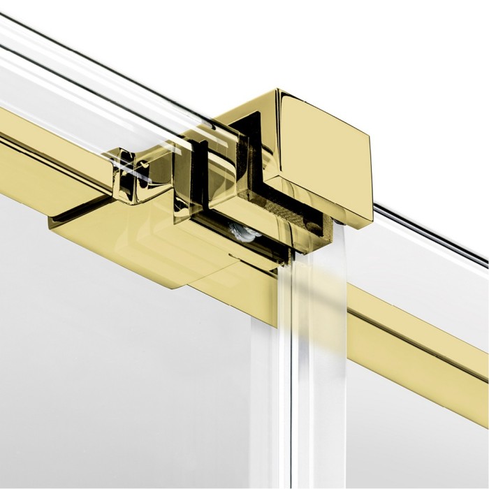 Шторка для ванны 180x150, New trendy Smart light gold, светлое золото арт. EXK-4316