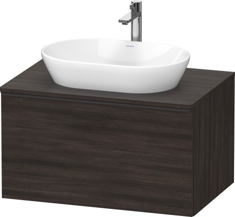Duravit тумба подвесная под раковину 800 мм х 550 мм, с консолью, d-neo, de494705353 цвет: каштан темный