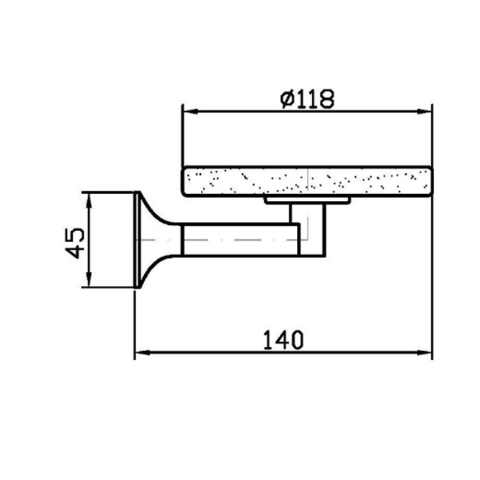 Zucchetti мыльница, подвесная, bellagio, золото/белый арт. zac510.c40