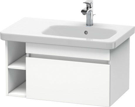 Duravit тумба подвесная под раковину с полками, durastyle, ds639301818 цвет: gres pietra grey opaco