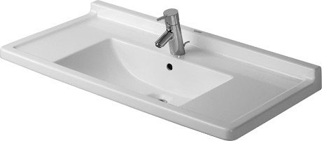 Duravit раковина встраиваемая сверху с отверстием под смеситель, starck 3, 03048000001 цвет: белый