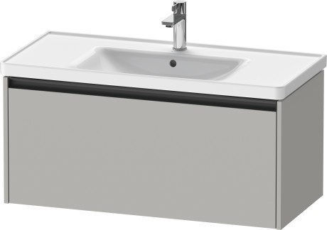 Duravit тумба подвесная под раковину 455 мм х 984 мм х 440 мм, ketho.2, k25084007070000 цвет: бетонно-серый матовый