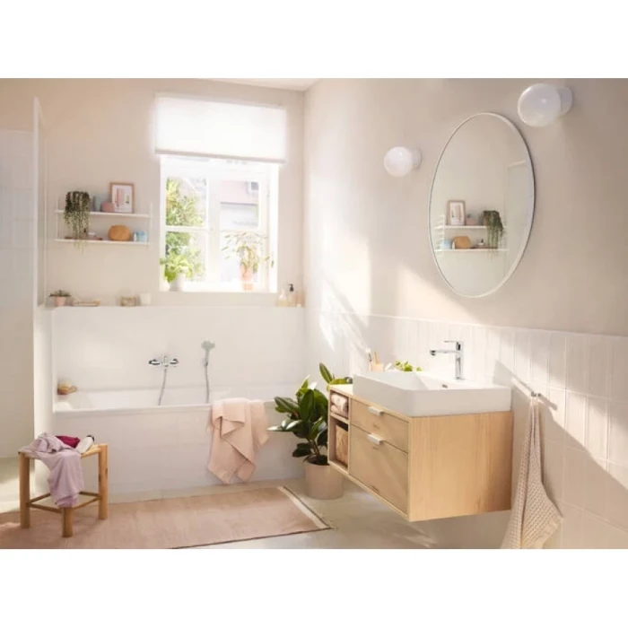 Hansgrohe смеситель для раковины без донного клапана coolstart, Rebris S, хром арт. 72520000