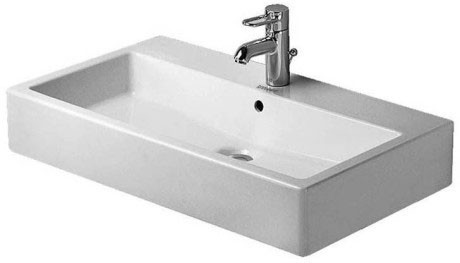 Duravit раковина подвесная 80х47см, vero, 0454800000 цвет: белый