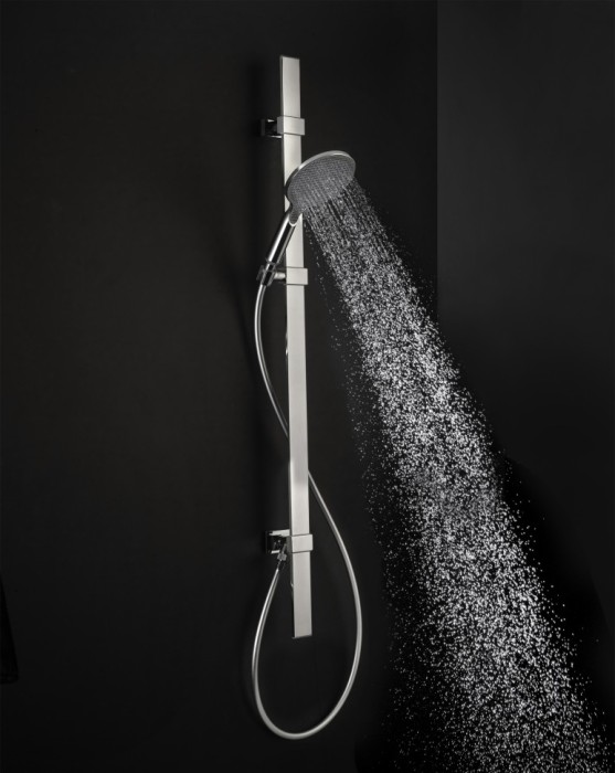 Bossini душевой комплект с ручным душем, держателем, шланговым подсоединением и шлангом, apice, серый арт. d48086.045
