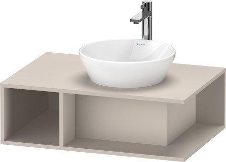 Duravit тумба подвесная под раковину 800 мм х 550 мм, d-neo, de495809191 цвет: серо-коричневый матовый
