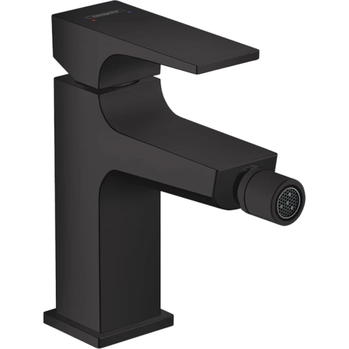 Hansgrohe смеситель для биде с донным клапаном, Metropol, черный арт. 32520670