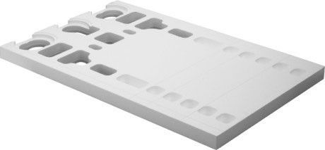 Duravit опора для душевых поддонов, stonetto, 792411000000000 цвет: белый